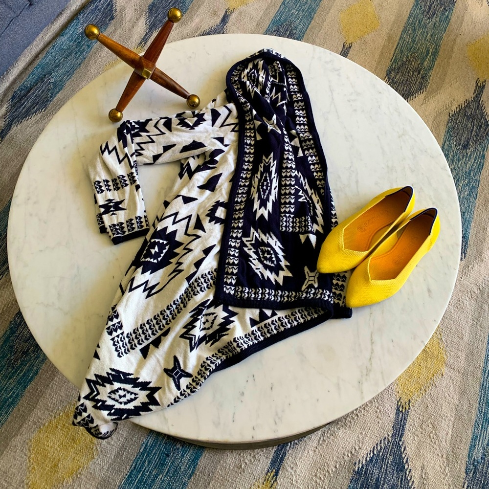 Aztec Print Cardigan